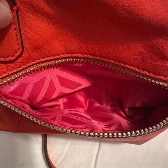 Trina Turk Red Saratoga Small Convertible Satchel - Picture 14 of 14